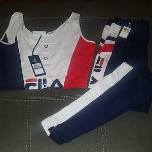 Brand new Fila outfit with tags